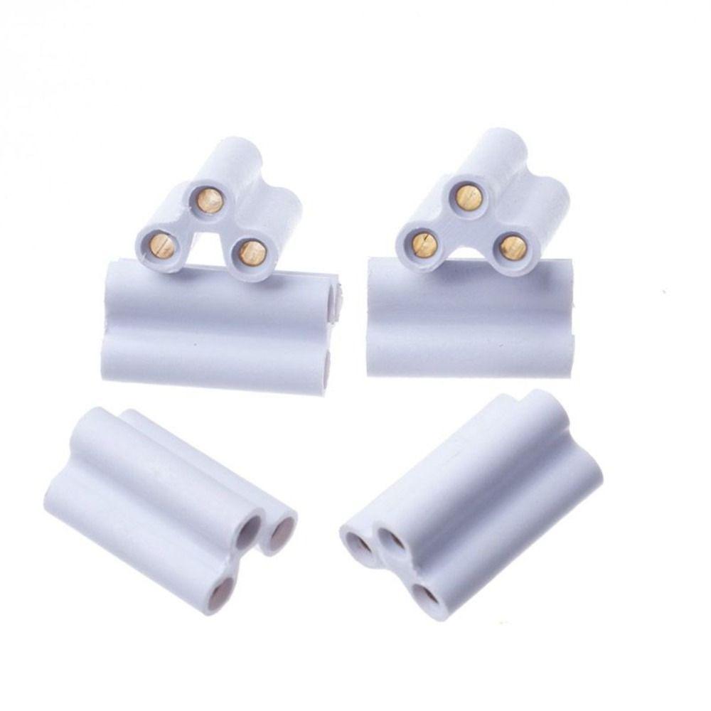 100/50/30/20/10 Pcs 20.5MM 3 Hole Hard Joint Connector Double End LED Lamp Connector