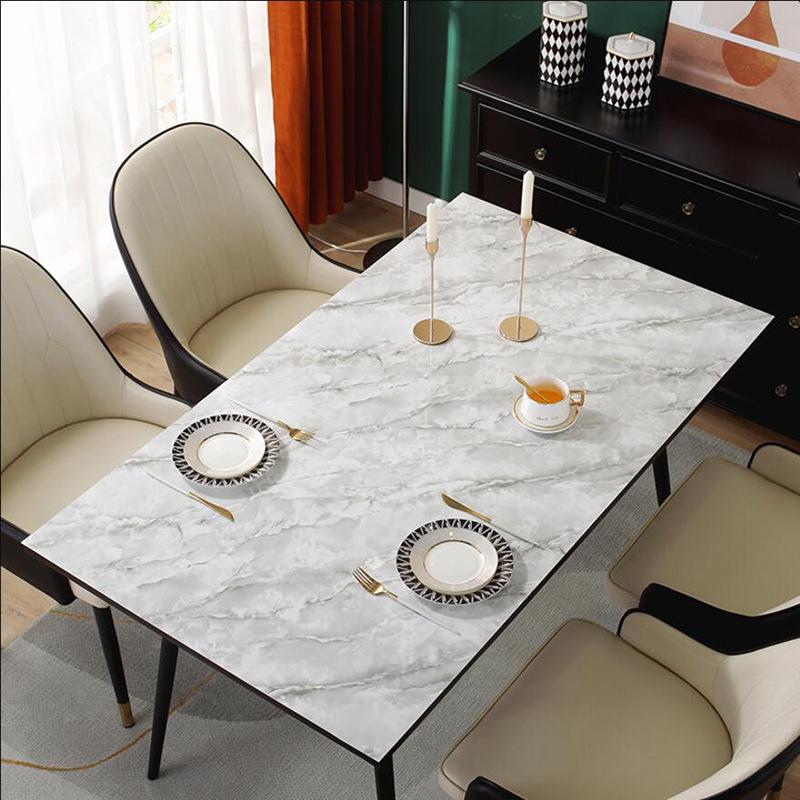 

Прямі продажі з фабрики ПВХ скатертина Водонепроникна, Захист від опіків та Маслостійка Підкладка на кавовий столик М яке скло Пластикова підкладка на обідній стіл 60*100cm