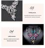 Exaggerated Retro Oil Painting Necklace Set: European & American Design Clavicle Chain Sweater Accessory