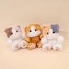 13cm Mini Cute Pet Cat Plush Toy Ragdoll Cat Striped Cat Siamese Kitten Doll Accompanying Animal Doll Kid Birthday Gift
