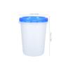 6Pcs Round Airtight Food Storage Containers Plastic Clear Lids Stackable Fridge Organizer Reusable Fruit Vegetable Preservation