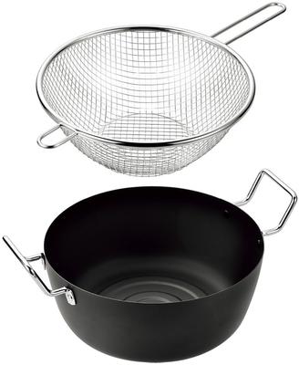 Yokoyama Enjuku No Waza Tempura Pot 22cm Hand Fryer 22cm & EJTF-500