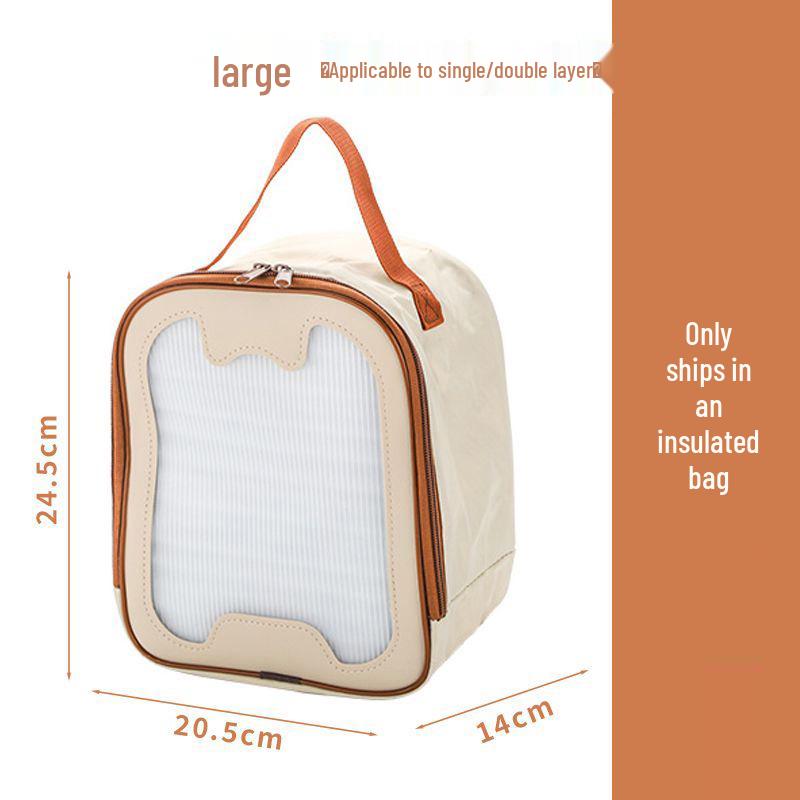 304 Stainless Steel Leakproof Bento Box: Double Layer, Microwave Safe, Heat Preservation, Multi-Compartment Lunch Box
