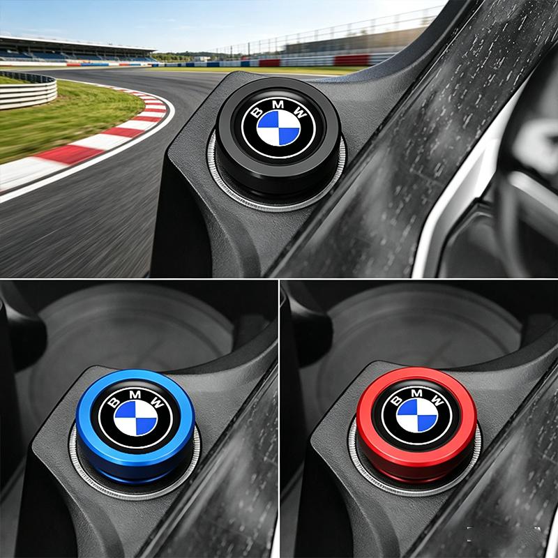 BBKX7 Car Cigarette Lighter Dust Cover For BMW F20 F30 F40 F15 F25 F26 F86 M3 M5 X3 x1 e46 M Dustproof Decoration Cap Car Sticker