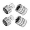 4 Pack 3/4 Inch Pressure Washer Quick Connect Garden Hose Adapters, Easy Installation, Directly