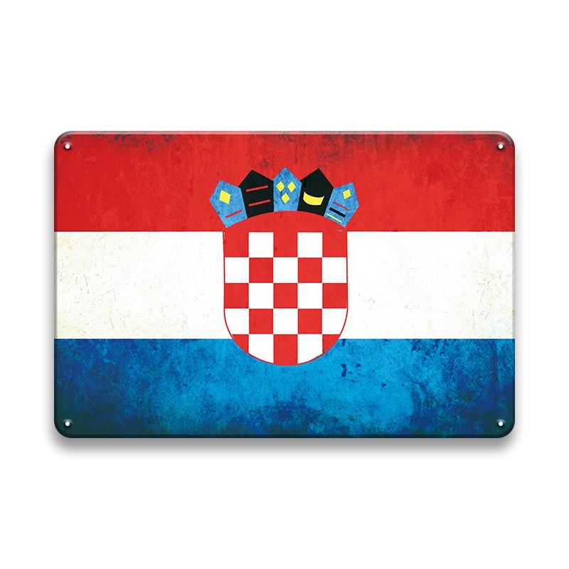 INEED Decor Land Vlag Vintage Posters Plaquette Metalen Bord Muur Kunst Decoratie Tin Bord Bar Pub Woonkamer Thuis Ijzer schilderen