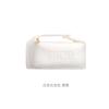 Dior White Cosmetics Cosmetic Bag Storage Birthday Gift for Girlfriend White Portable Cosmetic Bag One Pack