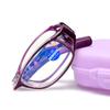 New Fashion Ultralight Portable Sunset Red Anti-Blue Light Folding Reading Glasses