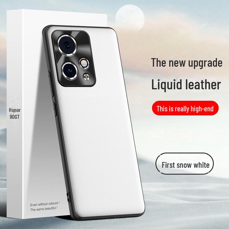 

Чехол для телефона Honor 90GT Liquid Leather: Защитный чехол от падения и обрастания Honor 90GT