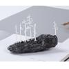 4/5/6/7/8/9cm Mini Mikrofält Landskap Träd Harts Trädmodell 3D Stereoskopiskt Träd Bordsdekoration Hem DIY Verktyg