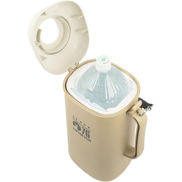 Captain Stag Ue 2039 [pet Bottle Cooler 2l With Ice Pack  Beige ]
