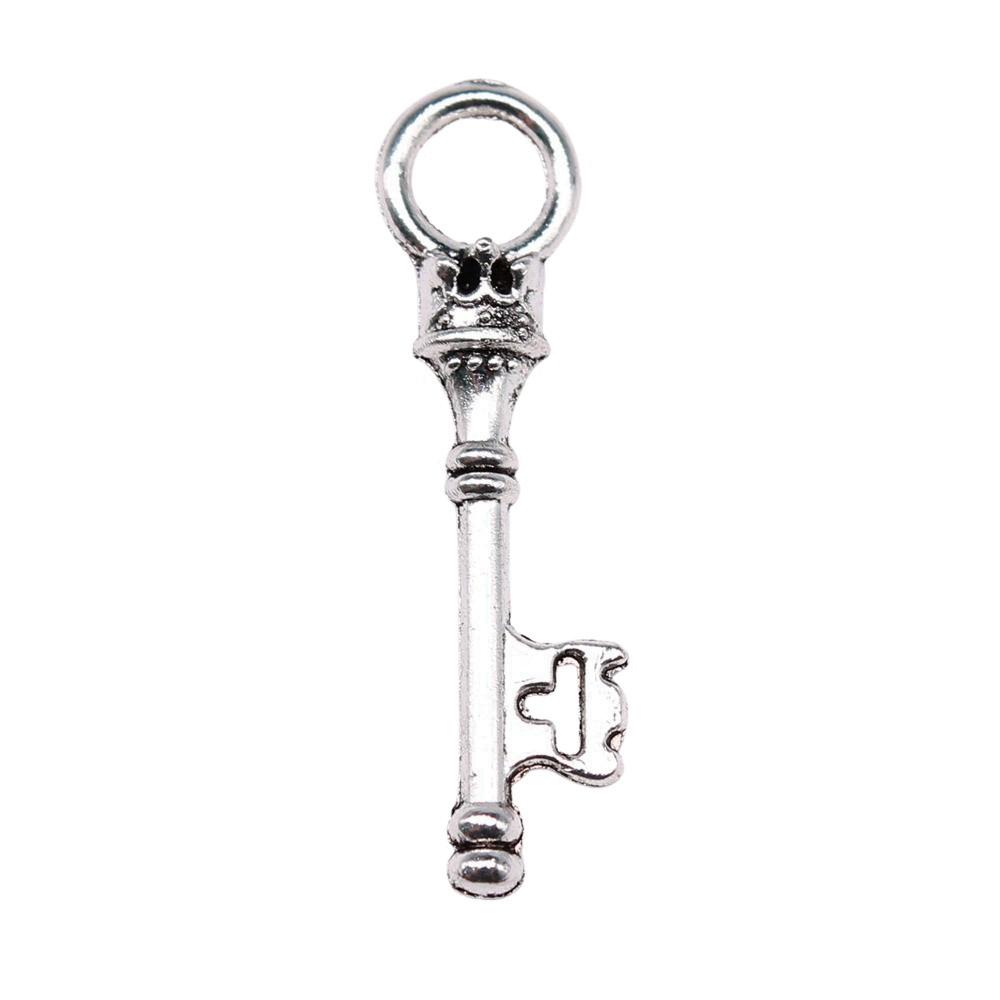 Key Charms Multi Color Alloy Locks Pendants For Romantic Themed Jewelry