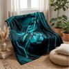 Coperta in Flanella con Stampa Norwich City Football, Coperta Morbida Calda Leggera per Divano Letto Campeggio