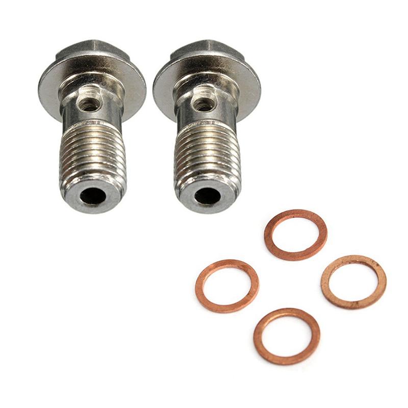 

8X Stainless M10 X 1.25 Banjo Bolts Brake Master Cylinder Screw Brake Hose Caliper Bolt Hydraulic Clutch Screw-N25R як показано кольору