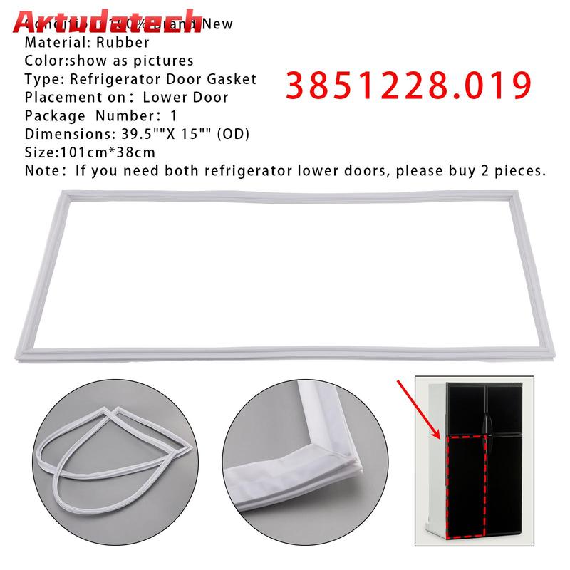 Artudatech 1PC RV Refrigerator Door Gasket 3851228019 Lower Door For Dometic RM1350