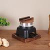 Portable Alcohols Burners Stove Cooking Pot with Wood Lid For Outdoor Picnics Hiking And Indoor Rice Making Cookware Set