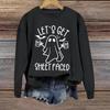 Halloween Sweatshirts For Women Cute Ghost Long Sleeve T Shirt Fashion Sweatshirt