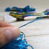 8 Meters 12 Strands Colorful Cross Stitch Thread Metallic Embroidery Floss Cross Stitch Thread Floss Sewing Skeins Craft