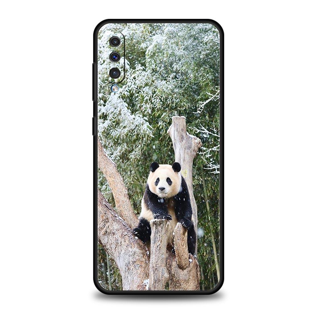 Fubao Panda Phone Case For Samsung A26 A36 A56 A54 A52 A50 A70 A40 A20S A12 A14 A16 A22 A24 A42 A34 A32 5G A04s A06 5G Cover