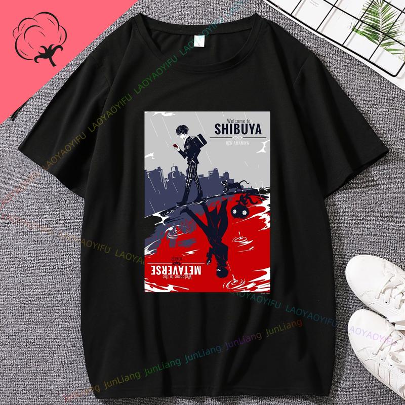 New Arrival Clothes The Phantom X TShirt for Men Creative Cotton Tee Shirt Round Neck Short Sleeve T Shirt