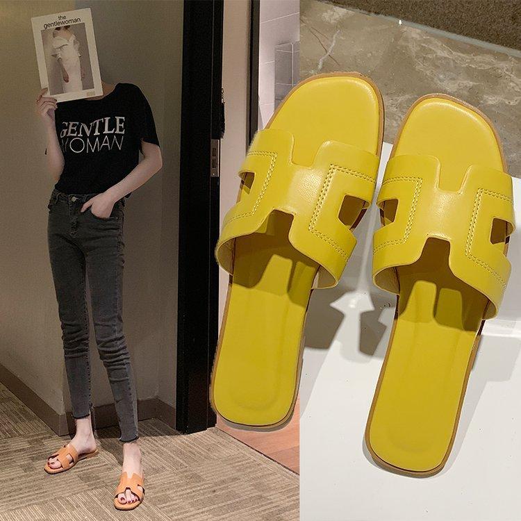 Women's Fashion Outer Wear Flat Beach Shoes Sandals and Slippers