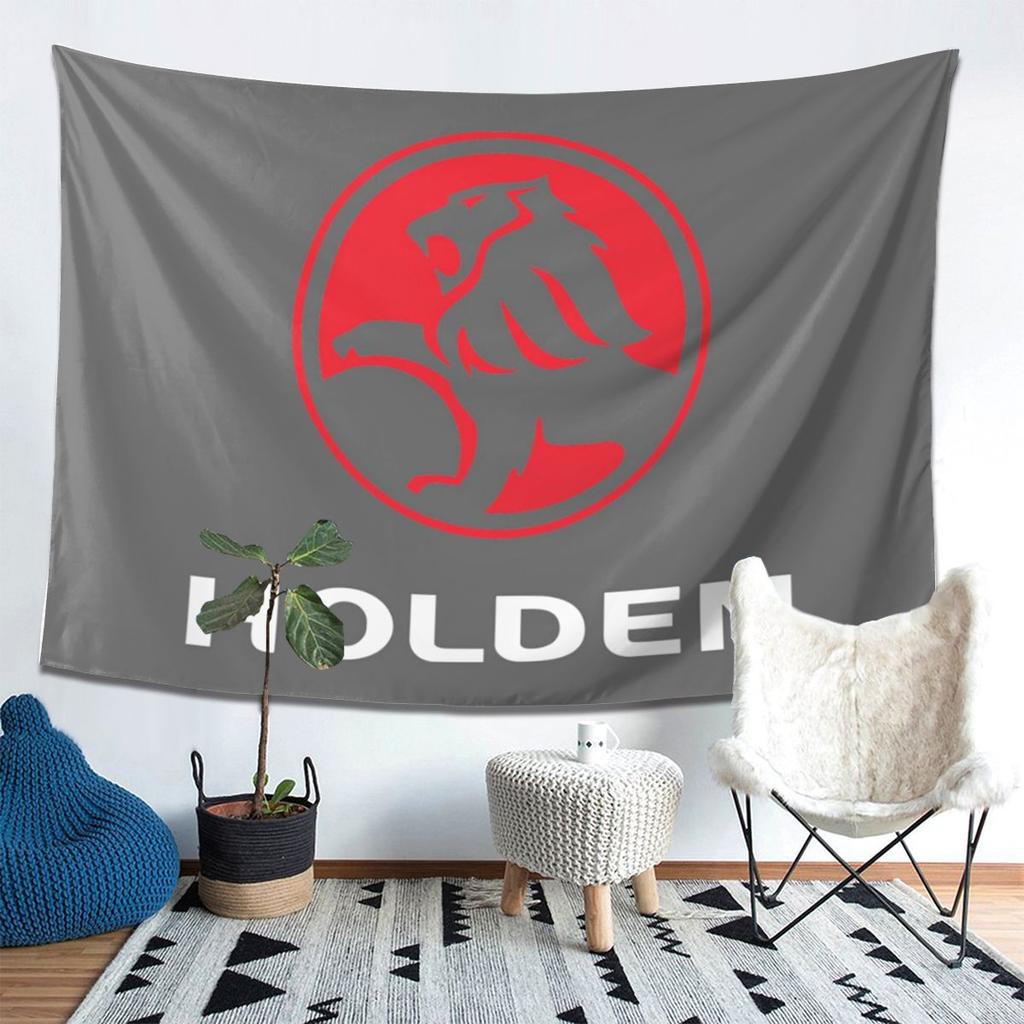 Holden Logo Tapestry Wall Hanging Aesthetic Home Decor Tapestries for Dorm Room