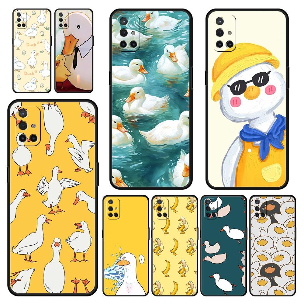 Phone Case For OnePlus 12 11 10 9 Pro 9T 12R 10R 9R 9RT 10T 8T 8 7 6T 7T Nord 2T CE 2 5G N200 N10 Cover Cartoon Duck Goose Game