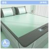 Machine Washable Ice Silk Cooling Mattress Set with 2 Pillowcases, Breathable Summer Bed Sheet for Home Dorm, Soft Fitted Sheet