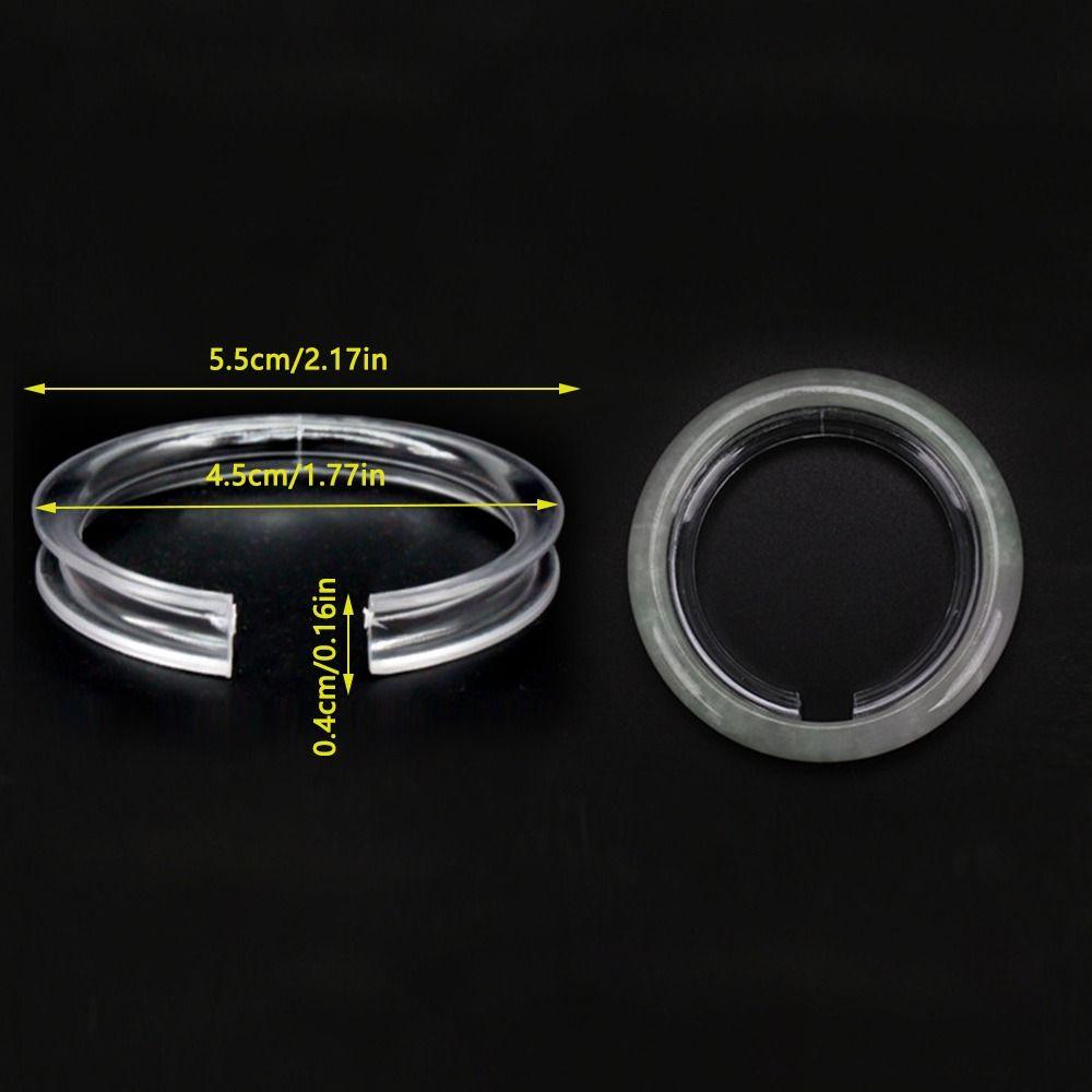 Clear Bracelet Holder Case Bracelet Displays Stand Jewelry Holder Bangle Organizer Rack Transparent Shelf