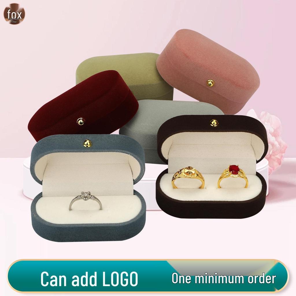 Velvet Jewelry Box for Stud Earrings, Pearl Earrings, and Rings - Elegant Storage and Gift Accessory