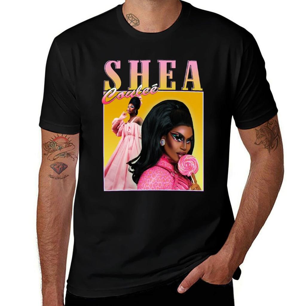 Shea Coulee Vintage Retro Design Tshirt Festival Casual Short Sleeve