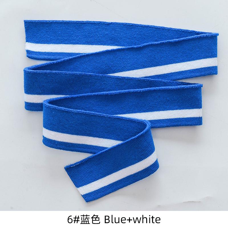 3.5*80CM High Stretch Knitted Rib Cotton Fabric T-shirt Neckline Elastic Collar Cuffs Trim For Clothing Accessories FabricTJ0510