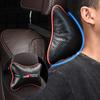 WBE3  Carbon Fiber Car Headrest Seat Belt Shoulder Pad Auto Accessories For Toyota GR Gazoo Racing Supra Corolla Parts Sport 86 Yaris