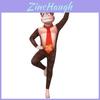 Cosplay kostým Super Mario Bros Donkey Kong pre deti a dospelých s maskou gorilej hlavy na Halloweensku párty