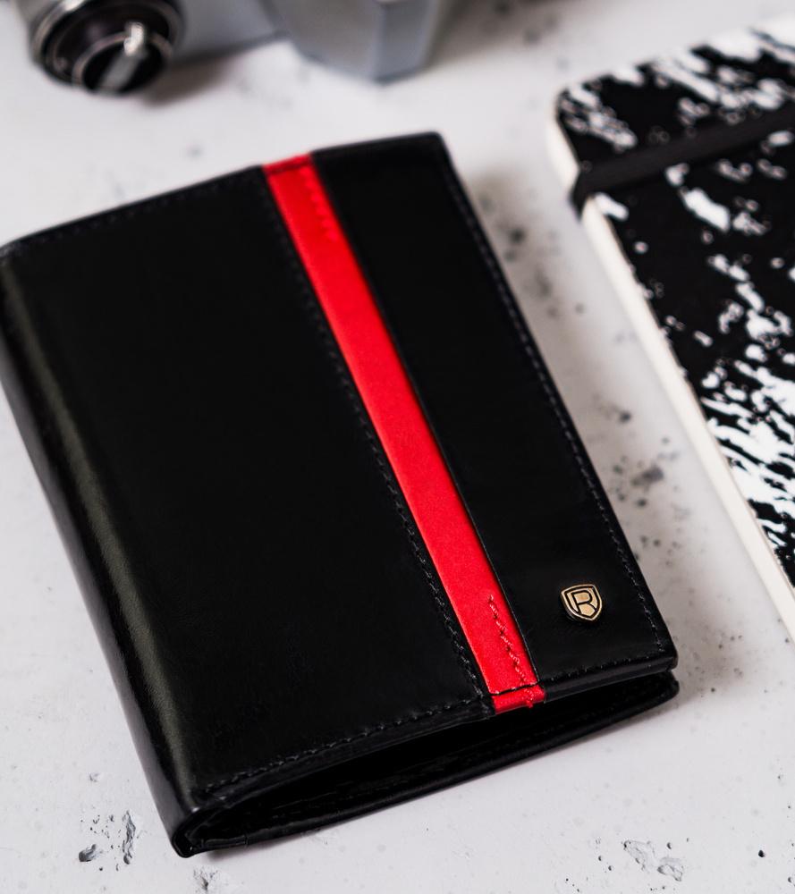 Stylish men's wallet made of genuine cowhide leather - Rovicky