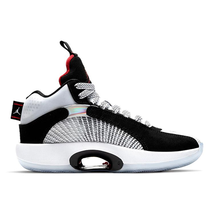 Jordan XXXV Black White Chile Red GS CQ9433-001
