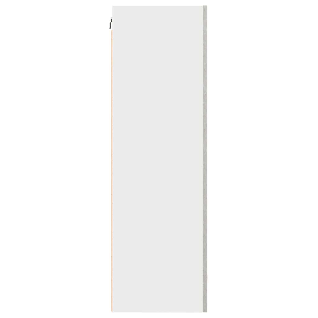 Hanging Cabinet Concrete Grey and White 50 X 31 X 100 Cm Particleboard