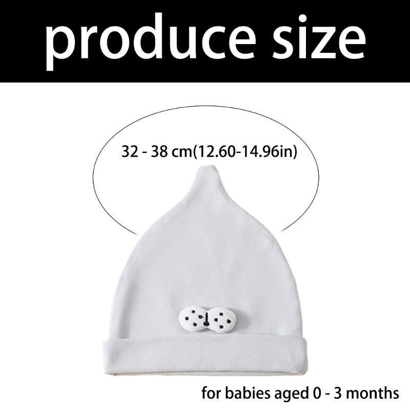 Newborns Nursery Hospital Hat Breathable Baby Beanies Hat Soft Caps Infant Baby Hats for Boys Girls Toddler 0-3 Month