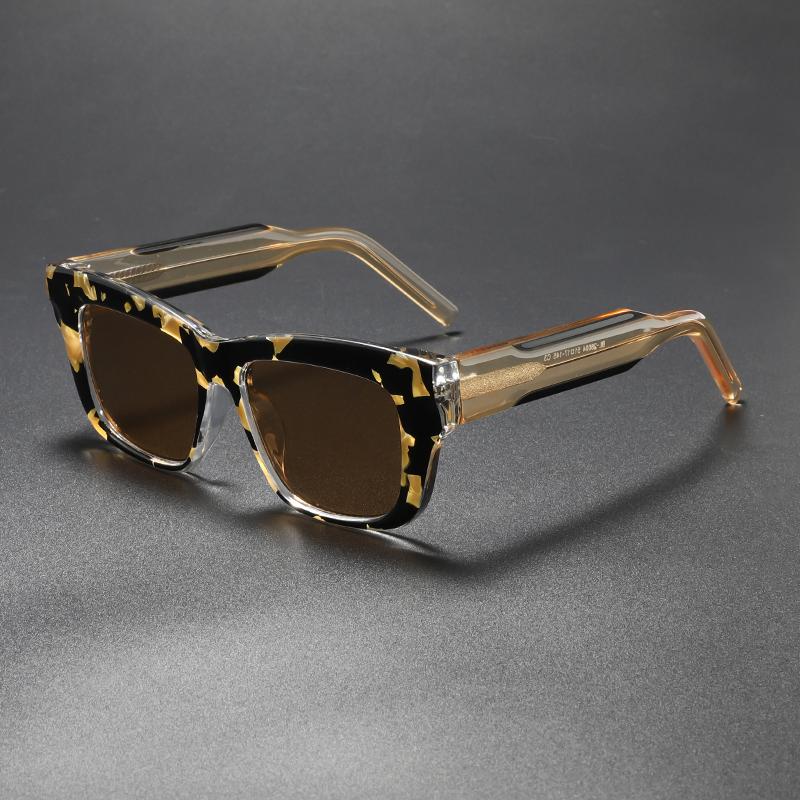 

Модные квадратные солнцезащитные очки мужские Tac ацетат поляризованные высокого качества водительские солнцезащитные очки женские дизайнерские