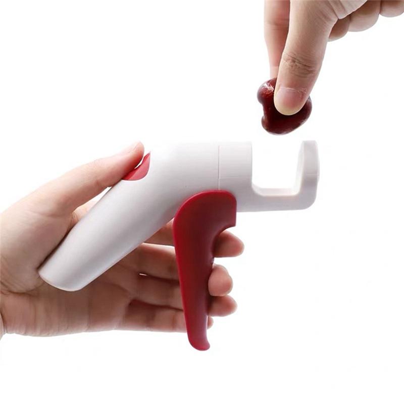 

A95I-Machine Multi-Function Fruit Corer And Pitter Remover For Dates, Hawthorn, Cherry Red- Fits For Home Kitchen Use