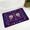 Cartoon Mexico Day of The Dead Entrance Doormat Home Decor Sugar Skulls Kitchen Hallway Rugs Bathroom Non-slip Floor Mat