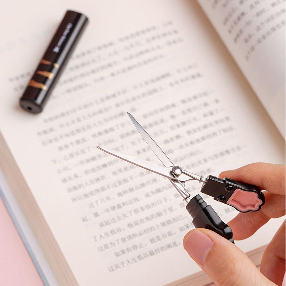 Portable Girl Gift Kawaii Novelty Stainless Steel Cat Paw Scissors Folding Design Hand Scissors