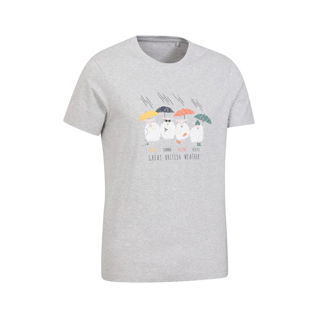 Mountain Warehouse Herren Great British Weather T-Shirt