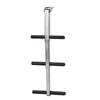 3 Step Boat Boarding Ladder Telescoping Anti Slip Flip Up Style Stainless Steel Pontoon Ladder for Marine Yacht Dock