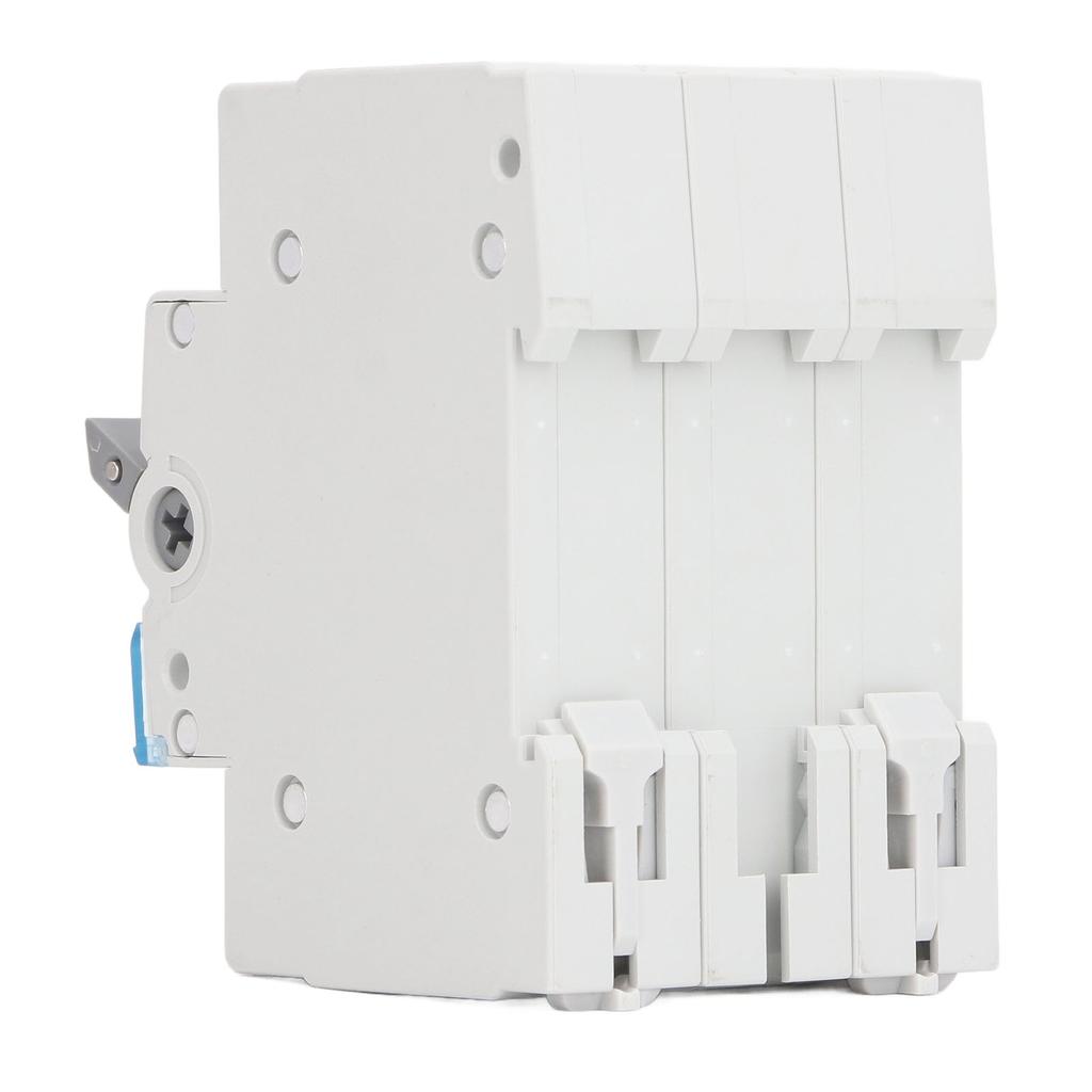 Dual Power Manual Transfer Switch DIN Rail Mount 3P Interlock Circuit Breaker Isolating Switch 400VAC 63A 3P