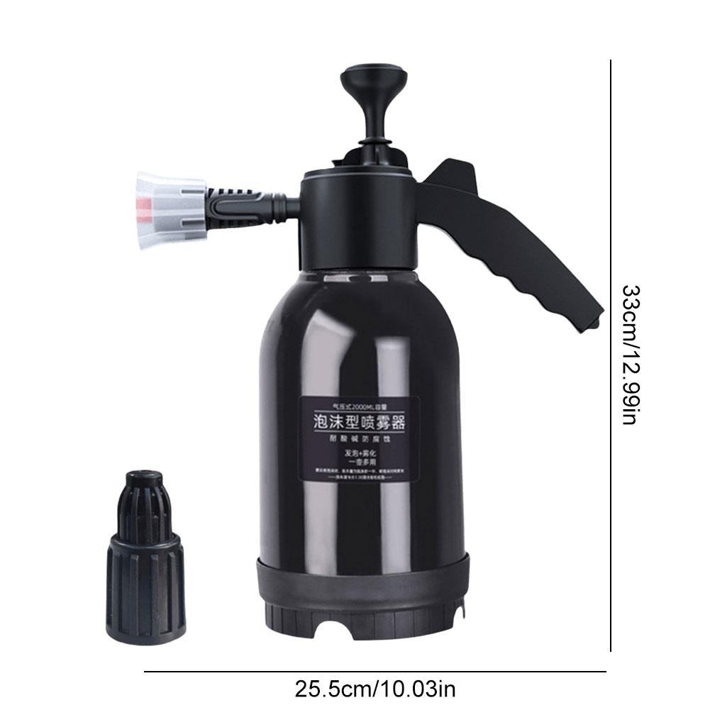2/3L Hand Pressure Water Sprayer Car Wash Cleaning Disinfection Watering Can Manual Air Pump Garden Sprayer Plant Spray Bottle
