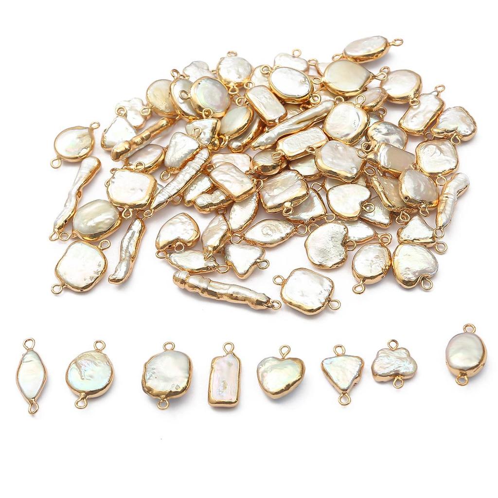 Natural Freshwater Pearls Pendant Charm For DIY Necklace Bracelet Earrings Jewelry Making