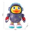 Interactive Dancing Astronaut Duck Toy Sound And Light Duck Musical Interactive Toy  Kids Toddlers
