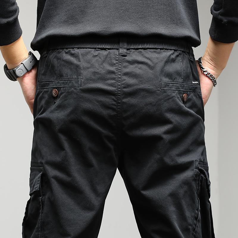 JAYSCE 2024 Yeni erkek Sokak Hip-Hop Tarzı Pantolon Moda Kalın Tulum Açık Eğlence Ince Pantolon