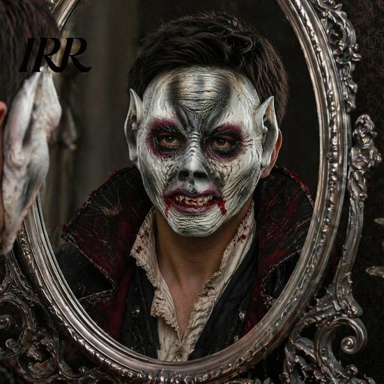 Realistic Vampire Zombie Masque Halloween for Adults, Creepy Blood Scary Professional Face Full Costume, Cosplay Party Soft Foam